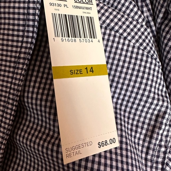 Alfred Dunner 2pc Matching Checkered Lightweight Jacket & Pant - Picture 4 of 9